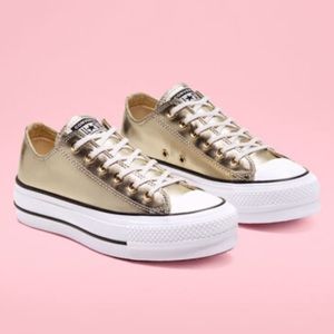 Metallic Canvas Platform Chuck Taylor All Star